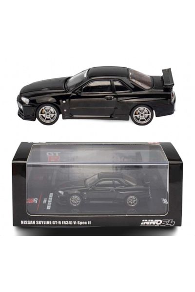 Inno Fast & Furious Nissan Skyline Gt-R R34 V-Spec Ii Black Pearl Model Car