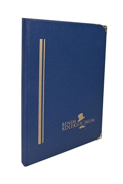 Benim Koleksiyonum 6 Sheets, 12 Pages White Ground Flake Notebook