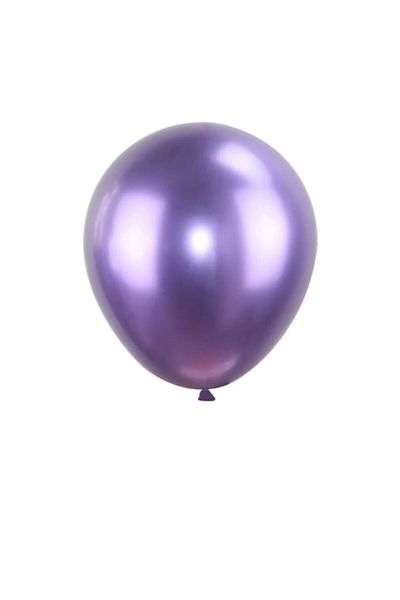 ALYA Party Chrome Purple Balloon Σετ 12 τεμαχίων