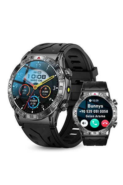 Bunnys Su Geçirmez Akıllı Saat Poco X6 Pro Uyumlu 1.43 inç AMOLED