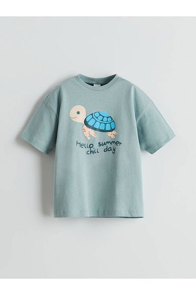 LC Waikiki New Season Crew Neck Printed Baby Boy T-Shirt - S5Iu80Z1