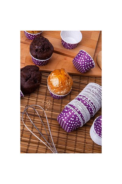 BENS Purple Polka Dot Pet Capsule - 50X39, 25Pcs
