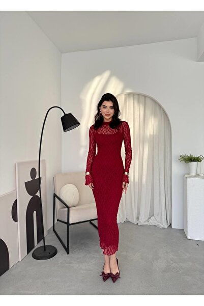 buğrahayalin Vedo Flower Detailed Dress