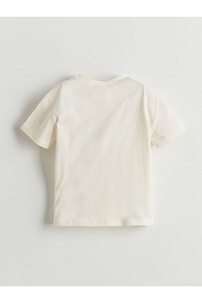 LC Waikiki Koszulka chłopięca z nadrukiem Lcw Eco Crew Neck T-shirt