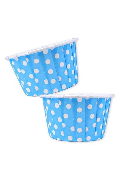 BENS Pack of 25 Blue Polka Dot Pet Capsules - 50X39