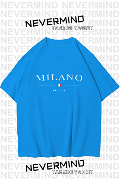 NEVERMIND Μπλουζάκι Unisex Printed Oversize 100% βαμβάκι