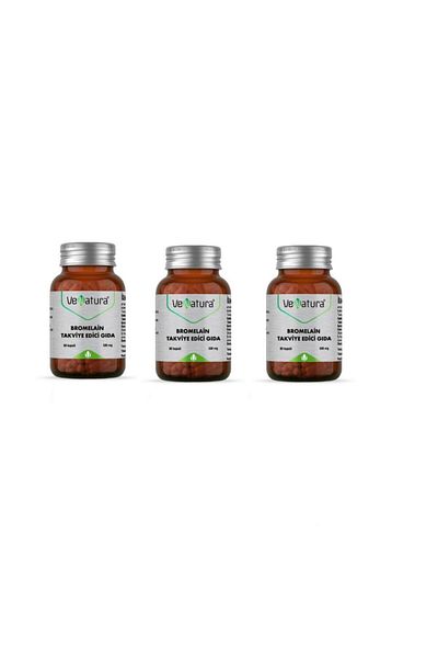 VeNatura Bromelain 60 Capsules 3 Pieces