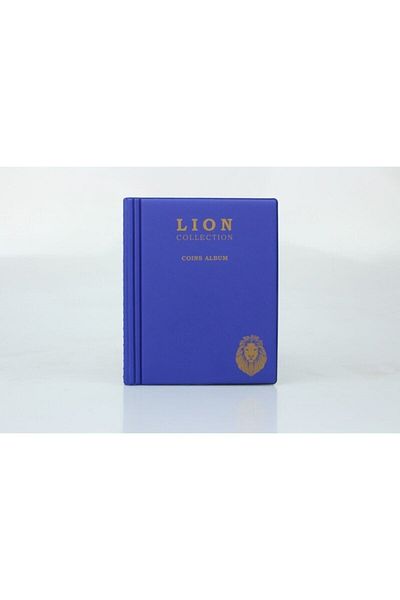 3Alp Koleksiyon Mini Coin Pocket Album 120 θέσεων 12 σελίδων - Μπλε Χρώμα