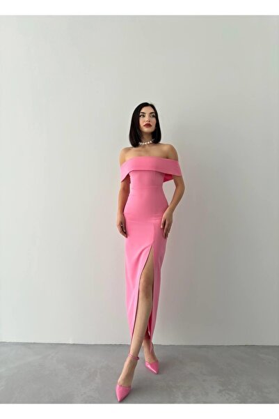 Kokosh moda DRESSIFY MODĂ FEMININĂ ROCHIE LUNGĂ CU GULER MADONNA