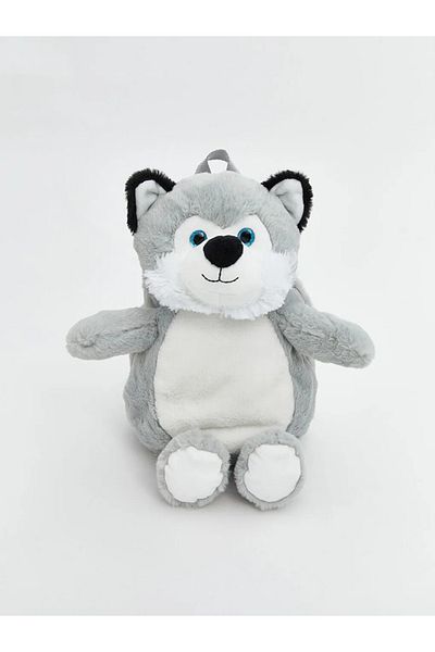 LC Waikiki Boy's Backpack with Plush Animal Figures