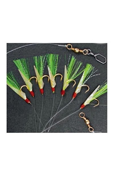 FLADEN Sabiki Fish Skin Tüy Çapari 7 Köstek No:8