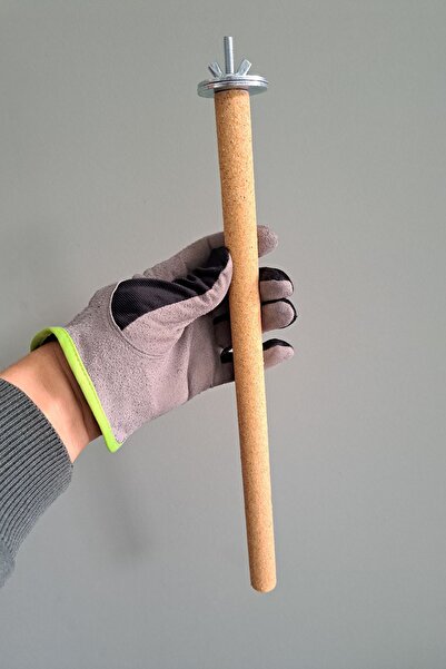 Vixpet Natural Wood Perch and Pedicure Perch Set for Parrots – Health and Comfort in One |   35 cm 18 mm