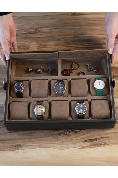 Onywatch Real Leather Watch Box Watch Collection Box Watch Storage Box