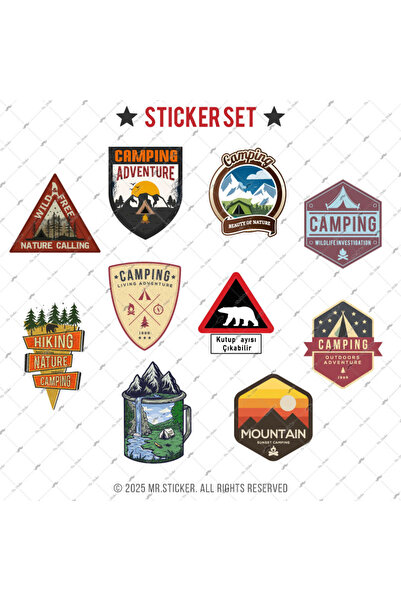 BDLS6 Küçük Boy 10lu Sticker Seti