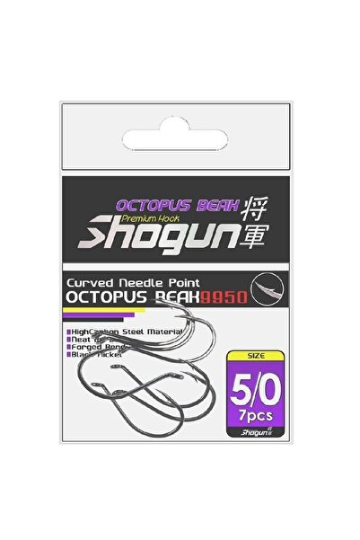 Shogun 9950 Octopus Beak Black Büyük Beden Olta İğnesi No:8/0