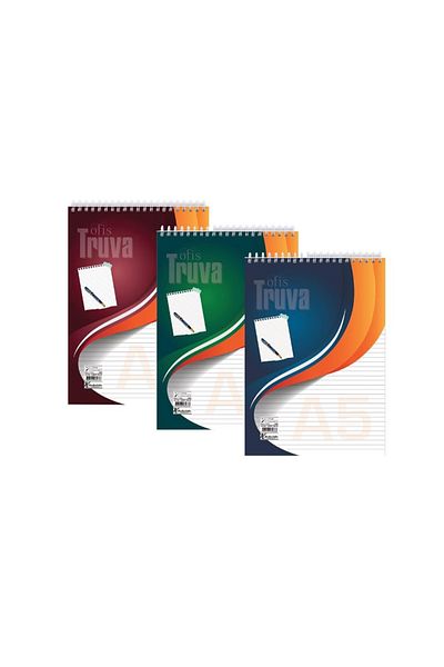 Alray A4 80 ورقة مخططة تروفا مذكرة الوسادة
