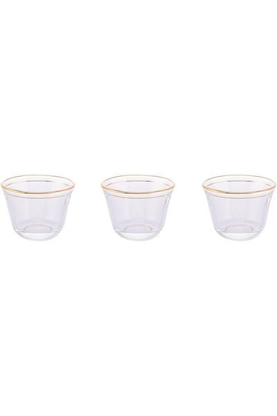 AKDC Cawa Cup 6Pcs Set L(6CM) XW(6CM) XH(5CM) Transparent 4560460023576