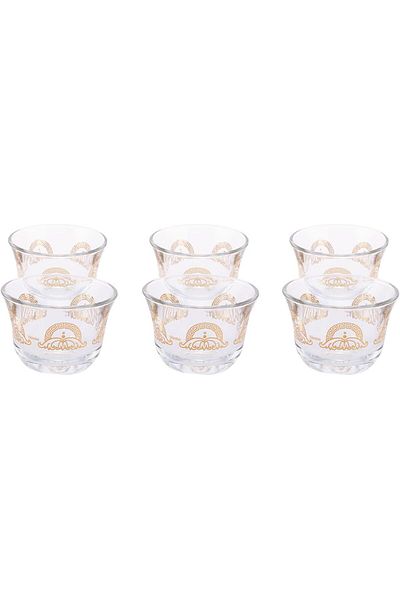 AKDC Cawa Cup 6Pcs Set L(6CM) XW(6CM) XH(5CM) Transparent 6251142394241