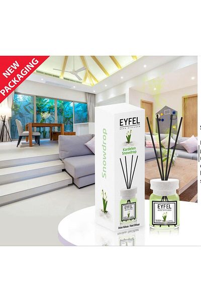 Eyfel ناشر الروائح العطرية برائحة زهرة الثلج 120 مل