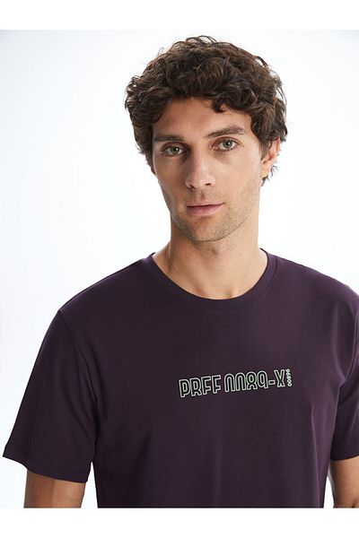 LC Waikiki Ανδρικό Tisort με στάμπα Crew Neck New Season - S5KU11Z8