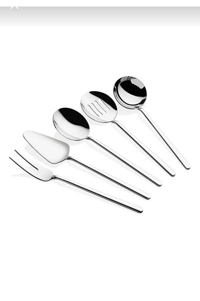 elfnur Yetkin Milano 5 Piece 18/10 Stainless Steel Sauce Serving Set