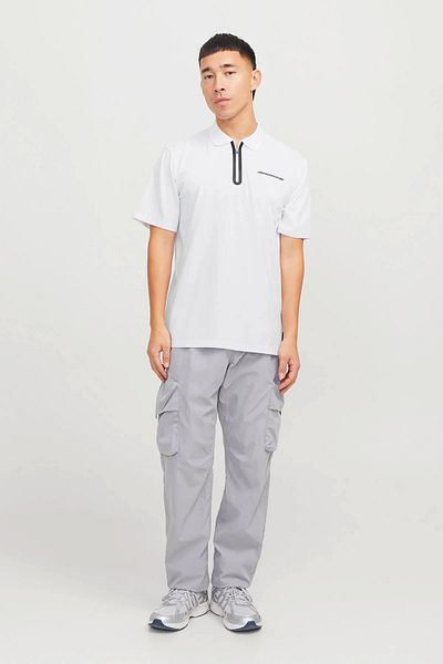 Jack & Jones Jack&jones 12273127   Tricou Yakali pentru bărbați - alb