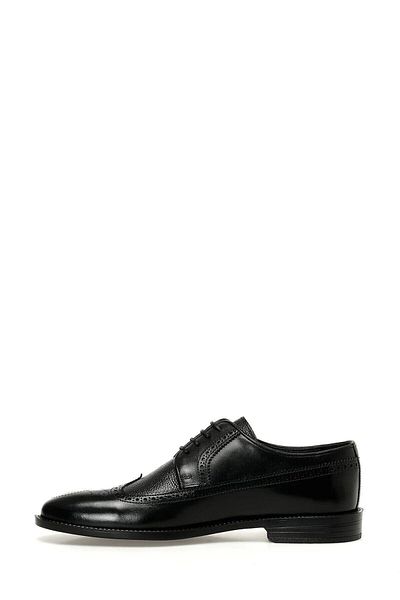 İnci Genuine Leather Classic Men's Shoes Black Shoes