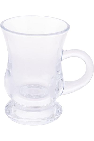 AKDC Tea Glass 6Pcs Set L(6CM) XW(6CM) XH(8CM) Transparent