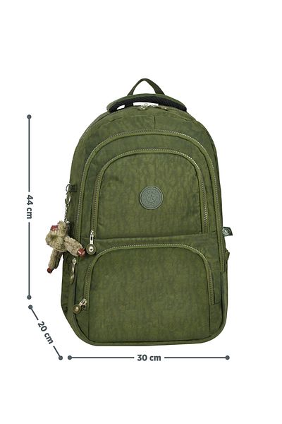 Roxy Crinkle Fabric Lightweight Backpack - Suitable for School/Daily Use, Waterproof, Multi-Compartment