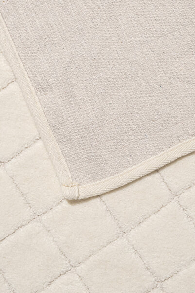 SENAX Σετ 2 χαλιών μπάνιου με σχέδιο μπακλαβά - 100% βαμβάκι