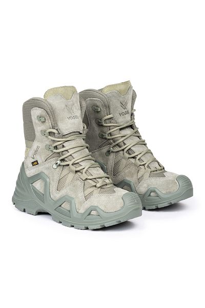 Vogel Δερμάτινες μπότες Mint Green Guard X Suede χωρίς φερμουάρ