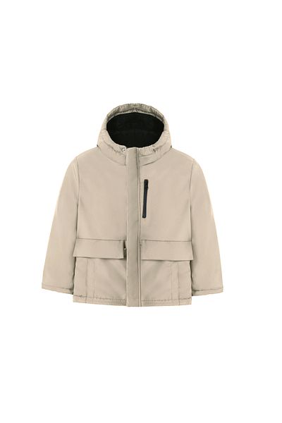 Staristan Boys' Winter Coat - Waterproof and Windproof, Hood, 3 Pockets, Stone Fur Inside