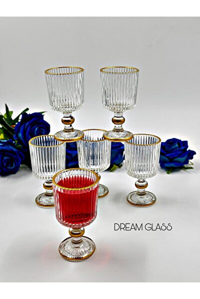 Dream glass 6 KİŞİLİK  ŞIK KAHVE YANI BARDAĞI TAKIMI