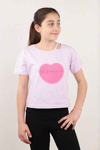 Toontoy Μπλουζάκι για κορίτσια Tnty Heart με τύπωμα