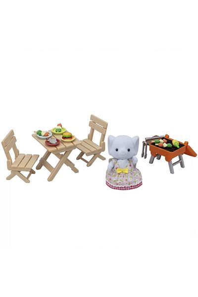 SYLVANIAN FAMILIES 5640 Sylvanian Families, Barbekü Piknik Fil Kız, +3 yaş