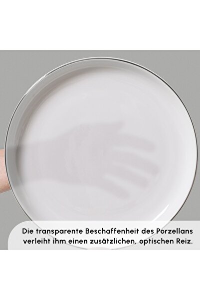 Karaca Streamline Favaro 53-Teiliges 12-Personen Geschirrset Platin