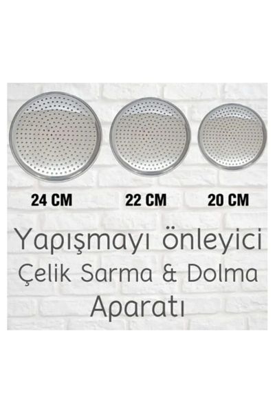Abant 1Pc 20cm Stainless Steel Stuffed Coiling Coaster