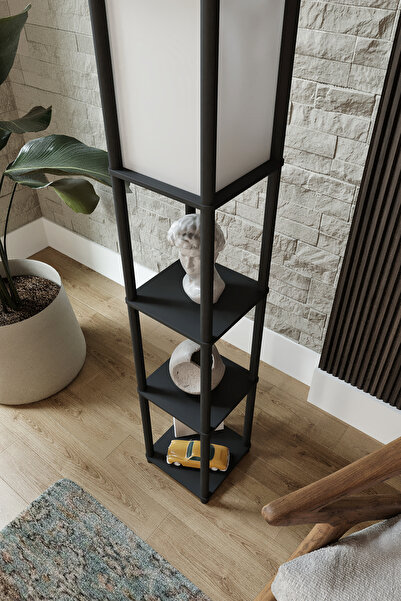 messer SAKAKİ RAFLI LAMBADER SİYAH