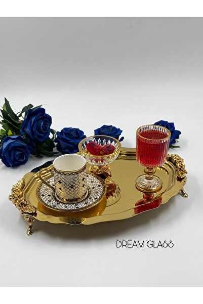 Dream glass 6 KİŞİLİK  ŞIK KAHVE YANI BARDAĞI TAKIMI
