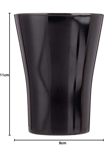 AKDC M/MINE TUMBLER BLACK 9CMX9CMX11CM black