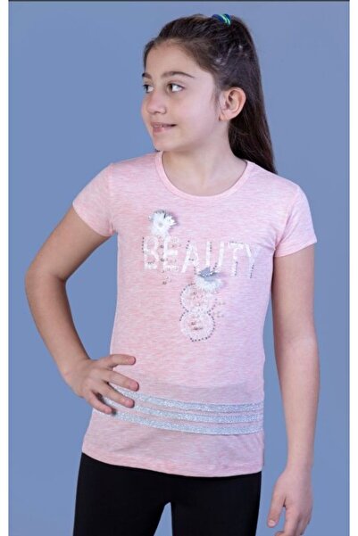 Toontoy Tricou pentru fete Beauty cu imprimeu
