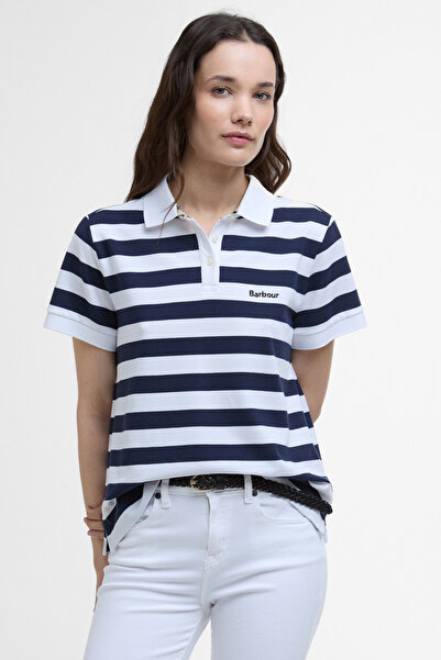 Barbour Ashbourne Çizgili Polo Yaka NY73 Navy Stripe