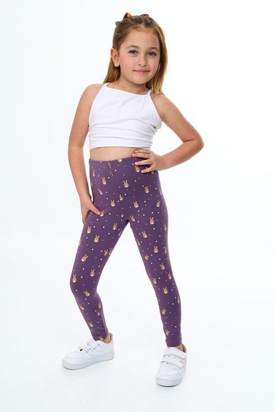 Toontoy Girl's Rabbit Printed Tights
