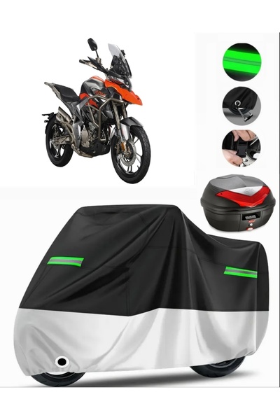 MotoEN غطاء خلفي متوافق مع Zontes 310 T مصنوع من القماش المشمع الفاخر للدراجا...