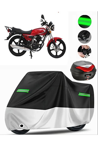 MotoEN Mondial 100 Mg Superboy Rear Bag Compatible Premium Motorcycle Tarpaul...