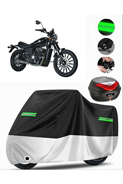 MotoEN Regal Raptor DD 250E-2A حقيبة خلفية متوافقة مع القماش المشمع للدراجات ...