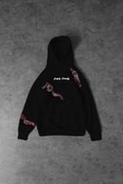PENTHİLUS Arab Design Printed Hooded Sweatshirt Hoodie