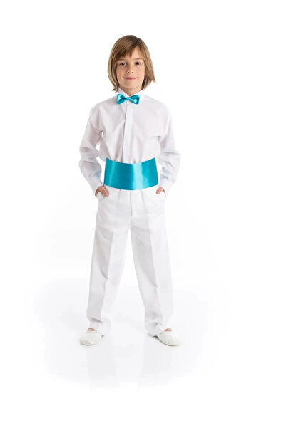 nacar çarşı Хлопчачий комплект: сорочка, штани та пояс