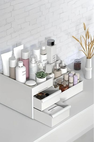 Bayev Set organizator cosmetice Rose-1 organizator trandafiri + 2 organizatoare machiaj Multix
