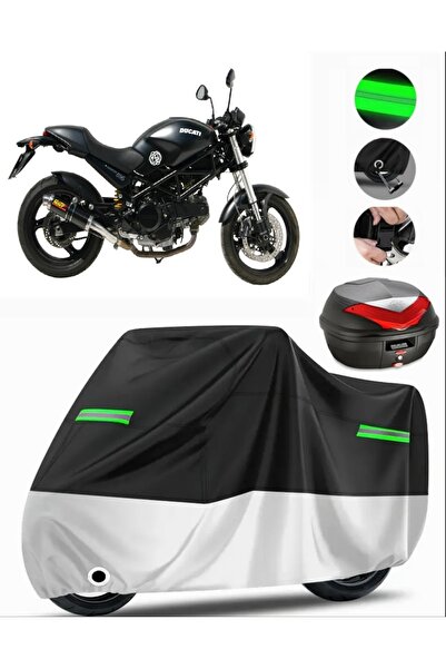 MotoEN Ducati Monster 695 حقيبة خلفية متوافقة مع القماش المشمع الممتاز للدراج...